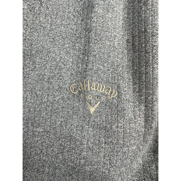 Callaway Golf Long Sleeve Two Button Polo size XL Men Gray - Picture 3 of 8